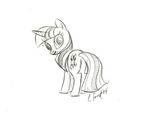 Sketch of Twilight Sparkle.