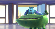 Plesuski walking in Monsters, Inc.