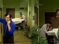 Sesame Street Episode 2615Bryant Young appears as a recurring background doctor, wheeling Victor DiNapoli and Dulcy Singer past on stretchers.