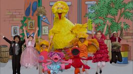 Elmo and Abby in "Elmo's Got the Moves"