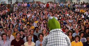 The Muppets Take ManhattanMartin P. Robinson, Steve Whitmire, Jim Kroupa, Melissa Whitmire, David Rudman and Karen Prell as Manhattan Melodies audience members