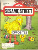 Sesame Street Magazine, issue 107 November 1981