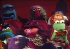 Scudge as part of the audience in the wrestling match in The Muppet Show: Sex and Violence.