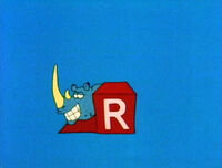 R for Rhinoceros (First: Episode 2443)