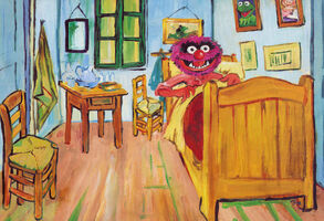 Bedroom in Arles from Muppet Art: 1999 Calendar