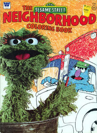 The Sesame Street Neighborhood Coloring Book Bud Luckey 1976