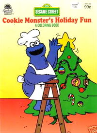 Cookie Monster's Holiday Fun Daryll Collins and Maggie Swanson Golden Books 1989