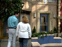 Sesame Street Episode 3223Tim Carter and Heather Dick appear during the first scene.