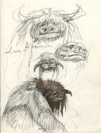 Ludo sketch by Brian Froud