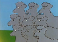 9 sheep (First: Episode 1501)