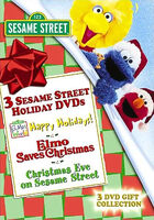 DVD2002 Sony Wonder 3 disc set with Christmas Eve on Sesame Street and Elmo Saves Christmas