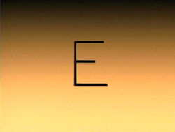 Letter E