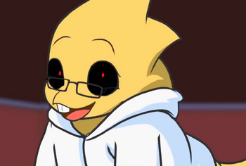 Disguised as Alphys