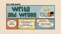 Write and Wrong