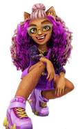 Clawdeen croutching