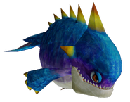 Gulpo's 3D Model in NiGHTS into Dreams.