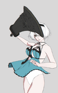 2B 'Revealing Outfit' Costume Artwork by D.K