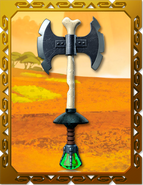 Double-Bladed Bone Axe