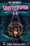 On cover A of Shatterspin Issue 1