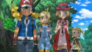 Pokémon the Series: XY line up, Serena, Clemont and Bonnie were Ash's companions.