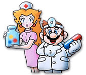 Dr. Mario and Nurse Toadstool.