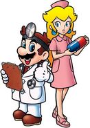 Dr. Mario and Nurse Toadstool.