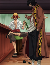 Higuma Mocks Shanks