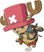 Chopper w One Piece: Unlimited Adventure.