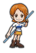 Nami w One Piece: Pirates Carnival.