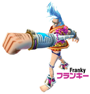 Franky w One Piece: Unlimited Cruise.