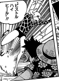 Dellinger attacks Luffy