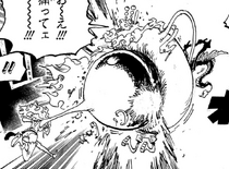 Bonney Strikes Luffy