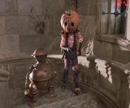 Jack Pimpkinhead with Tik-Tok in Return to Oz, 1985.