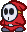 A Shy Guy sprite from Paper Mario.