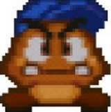 Goombario as he appears in Paper Mario.