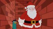 Perry and Santa Claus.