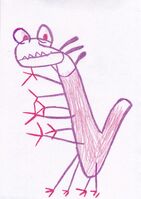 Boo's drawing of Randall