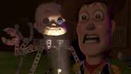 Babyface scaring Woody