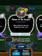 Planet of the Grapes' statistics