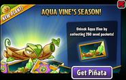 Aqua Vine in an advertisement