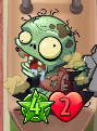 Smelly Zombie with a star icon on his strength