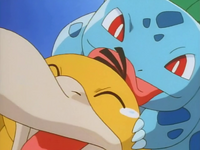 Ash Bulbasaur Lick