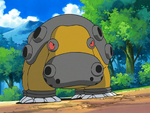 Jessie used Hippowdon in the Pokémon Summer School race.