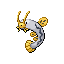 Barboach's Pokémon Ruby Version and Pokémon Sapphire Version Shiny sprite