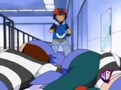 Ash and Pikachu have defeated the two grunts