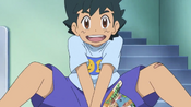 Young Ash in Pokémon Journeys: The Series