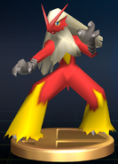 Blaziken trophy SSBB