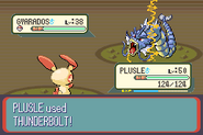 Thunderbolt depicted in Pokémon Ruby Version and Pokémon Sapphire Version