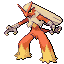 Blaziken's Pokémon Ruby Version and Pokémon Sapphire Version sprite