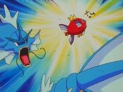 Gyarados blasts Team Rocket off